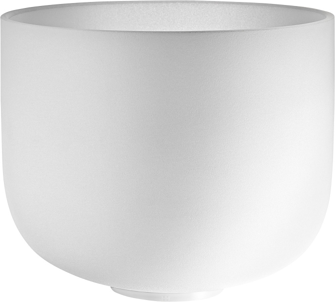 Meinl Crystal Singing Bowl, white-frosted, 11