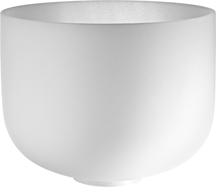 Meinl Crystal Singing Bowl, white-frosted, 12