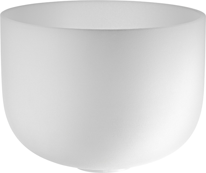 Meinl Crystal Singing Bowl, white-frosted, 13