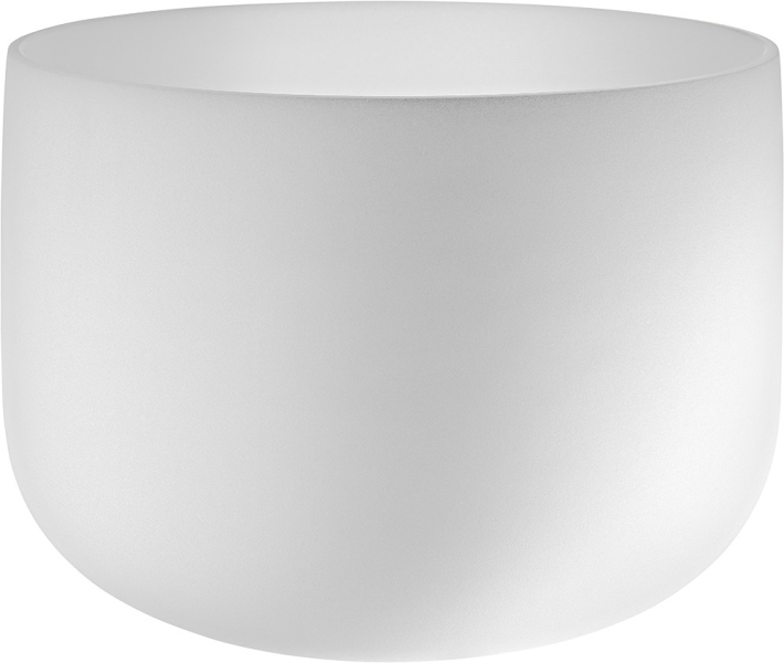 Meinl Crystal Singing Bowl, white-frosted, 14