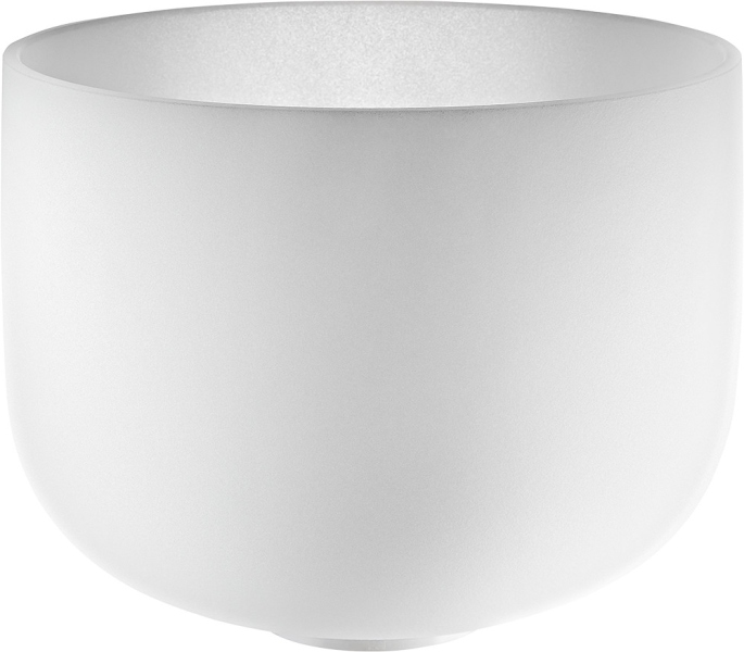 Meinl Crystal Singing Bowl, white-frosted, 9