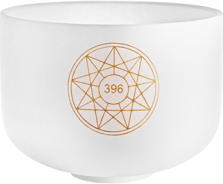 Meinl Solfeggio Crystal Singing Bowl, Ut 396 Hz, 10
