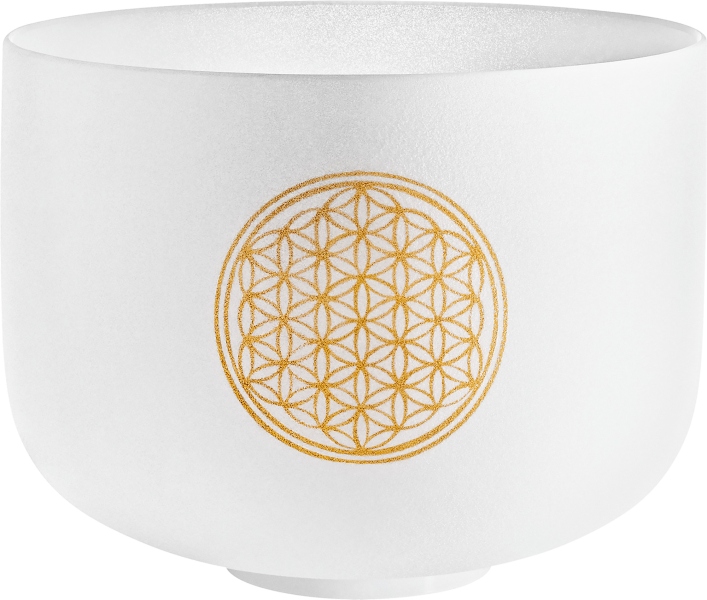 Meinl Crystal Singing Bowl, Flower of Life 128 Hz, 10
