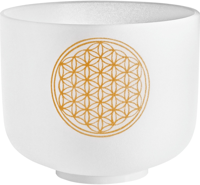 Meinl Crystal Singing Bowl, Flower of Life 128 Hz, 8