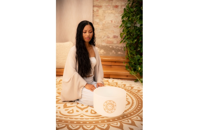 Bol de meditaţie Meinl Solfeggio Crystal Singing Bowl, 174 Hz, 12" / 30 cm