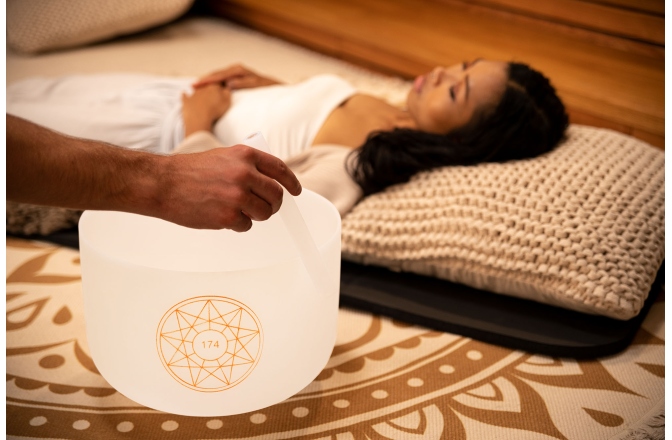 Bol de meditaţie Meinl Solfeggio Crystal Singing Bowl, 174 Hz, 12" / 30 cm