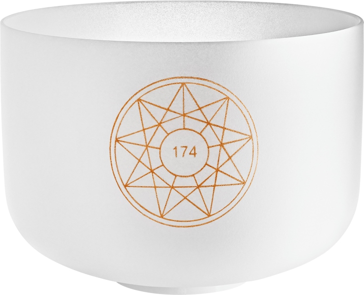 Meinl Solfeggio Crystal Singing Bowl, 174 Hz, 12