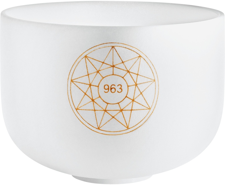 Meinl Solfeggio Crystal Singing Bowl, 963 Hz, 10
