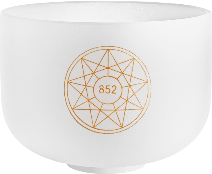 Meinl Solfeggio Crystal Singing Bowl, La 852 Hz, 10