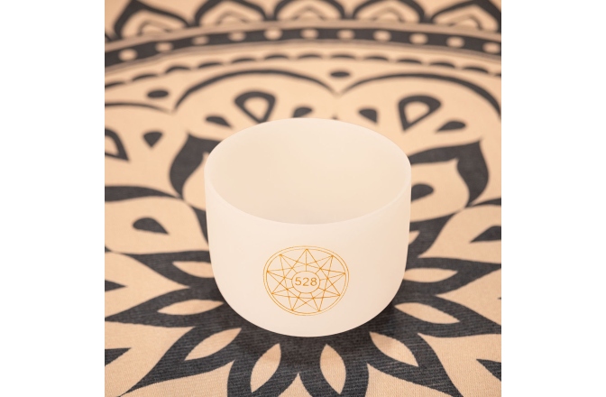 Bol de meditaţie Meinl Solfeggio Crystal Singing Bowl, Mi 528 Hz, 8" / 20 cm, Solarplexus Chakra