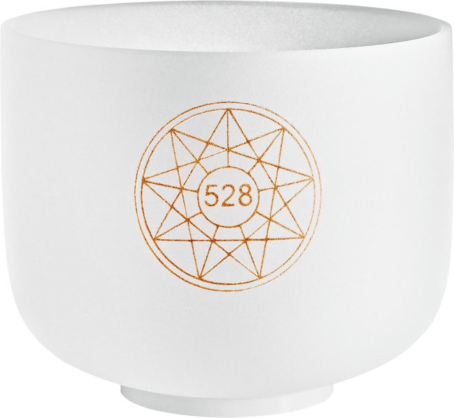 Meinl Solfeggio Crystal Singing Bowl, Mi 528 Hz, 8