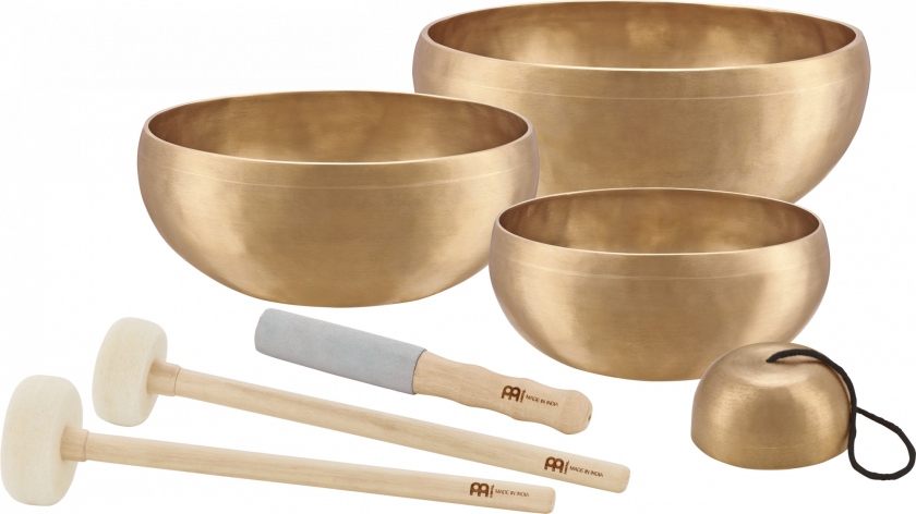 Meinl Singing Bowl Set - COSMOS SERIES - Consists of: 4 Singing Bowls