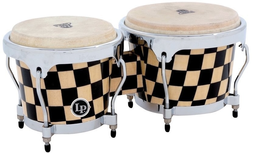 Latin Percussion Bongo Aspire Accent Checkerboard LPA601-CHCK