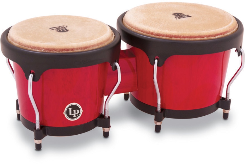 Latin Percussion Bongo Aspire Red Wood LPA601-RW