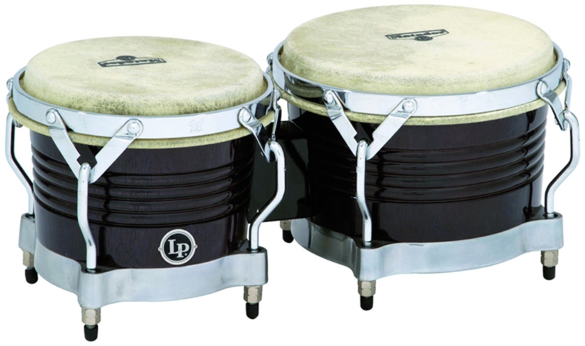 Latin Percussion Bongo Matador Wood Negru