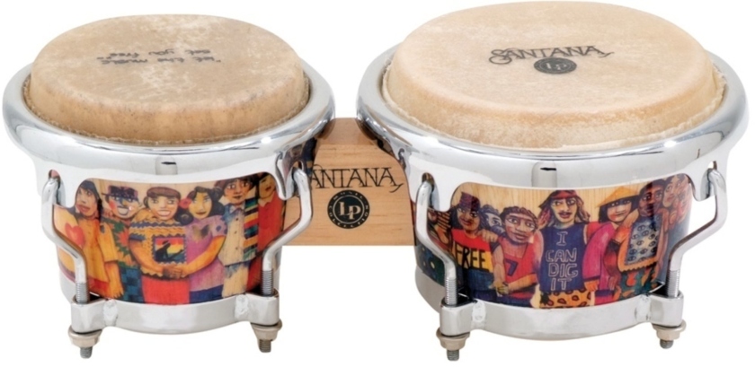Latin Percussion Tunable Santana Mini-Bongos LPM200-AW