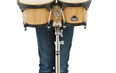 Bongo  Nino Percussion Wood Bongo - Natural/Black