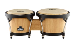Bongo  Nino Percussion Wood Bongo - Natural/Black