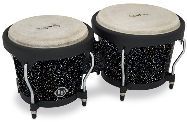 Latin Percussion A601-BM Aspire Santana Bongos Black Magic