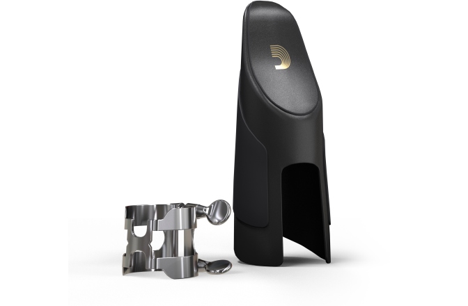 Brățară și Capac de Clarinet Daddario Woodwinds H-Ligature & Cap Bb Clarinet Silver