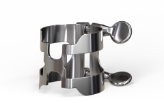 Brățară și Capac de Clarinet Daddario Woodwinds H-Ligature & Cap Bb Clarinet Silver