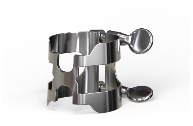 Brățară și Capac de Clarinet Daddario Woodwinds H-Ligature & Cap Bb Clarinet Silver