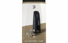 Brățară și Capac de Clarinet Daddario Woodwinds H-Ligature & Cap Bb Clarinet Silver