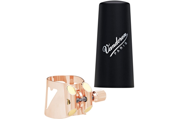 Optimum Bb Clarinet Pink Gold Ligature + Plastic Cap