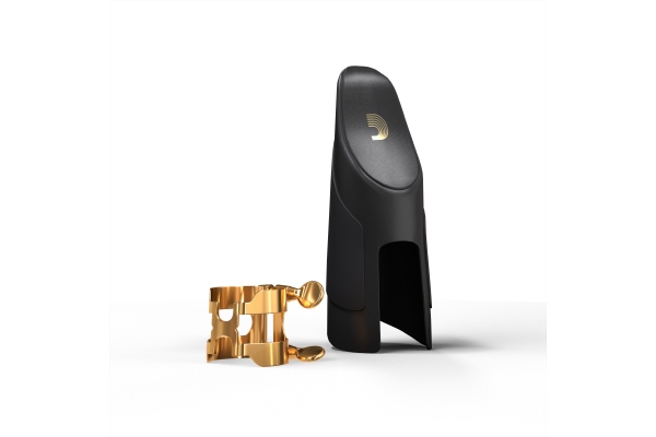 H-Ligature & Cap Baritone Saxophone (Hard Rubber Mouthpieces) Gold