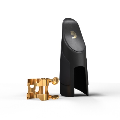 Daddario Woodwinds H-Ligature & Cap Alto Sax Gold