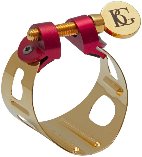BG France LDS1 DUO ligature 24K Gold plated Soprano Sax