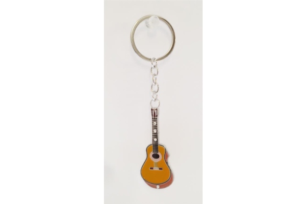 Little Snoring Keyring: Guitar