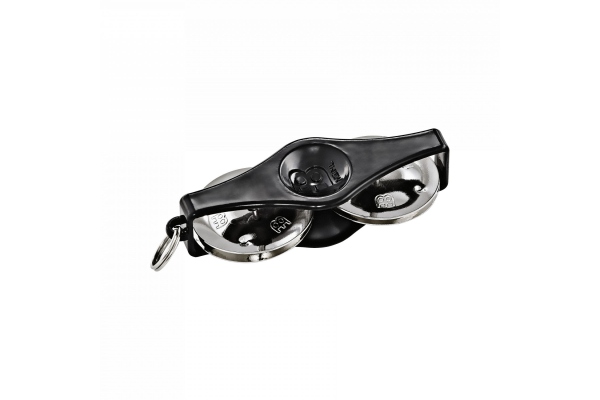 Hand Percussion Key Ring Tambourine - black Hand Percussion Key Ring Tambourine - black