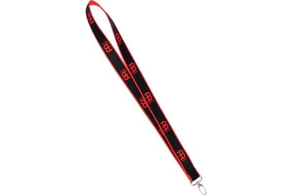 Black/Red  lanyard with red logo