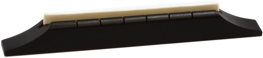 Grover B 3342 - Hardwood Ebonized Acoustic Guitar Bridge