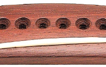 Bridge chitară acustică Grover B 3343 - Pin Style Guitar Bridge Rosewood