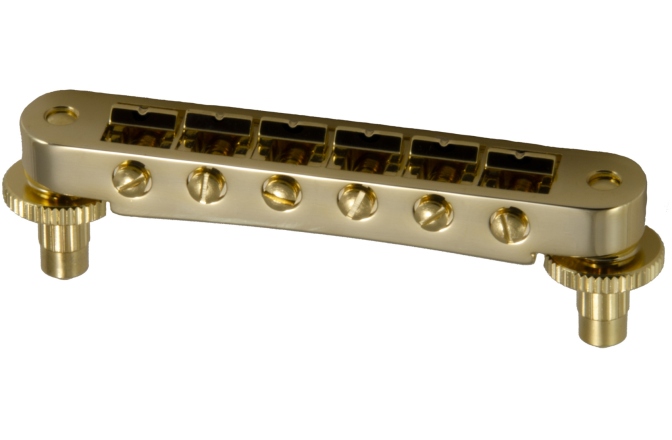 Bridge chitară electrică Grover 520G Tune-O-Matic Guitar Bridge (Notched) Gold