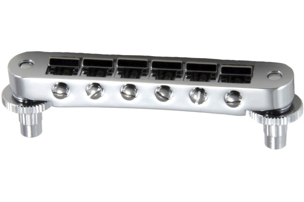 521C Tune-O-Matic Guitar Bridge (Unnotched) Chrome 521C Tune-O-Matic Guitar Bridge (Unnotched) Chrome