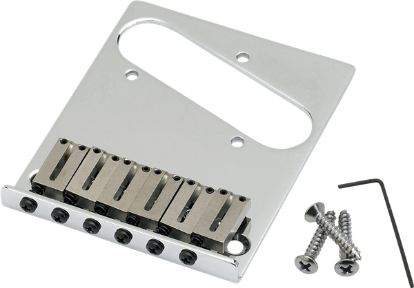 Fender 6-Saddle American Series Telecaster Bridge Assembly (Chrome)