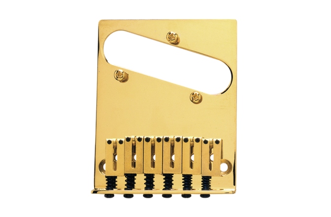 Bridge  Fender 6-Saddle American Series Telecaster Bridge Assembly (Gold)