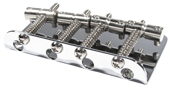 Fender Pure Vintage '70s Jazz Bass Bridge Assembly Chrome