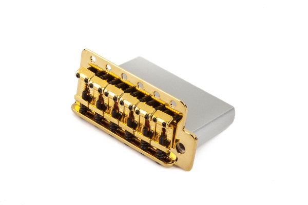 Vintage-Style Strat Bridge Gold  Vintage-Style Strat Bridge Gold