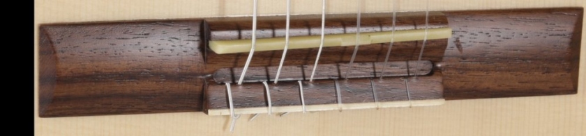 Gewa Classical Guitar Bridge Pro Arte 12-hole palisander