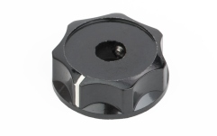 Buton din plastic Fender Deluxe Jazz Bass Lower Concentric Knob Black