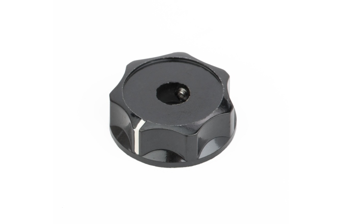 Buton din plastic Fender Deluxe Jazz Bass Lower Concentric Knob Black
