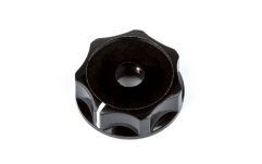 Buton din plastic Fender Deluxe Jazz Bass Lower Concentric Knob Black