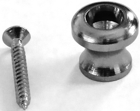 Ortega Strap Pin, Chrom, diameter=10mm, H=9mm