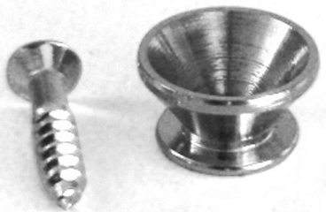 Ortega Strap Pin Chrome diameter 13,7mm H=7,7mm