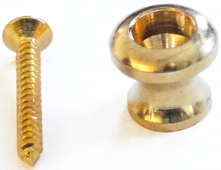 Ortega Strap Pin Gold diameter=10mm, H=9mm