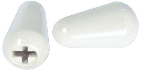 Buton selector de doze strat Goeldo F-style Switch Tip Wh